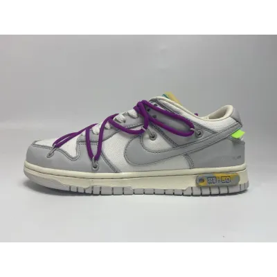 LJR Dunk Low Off-White Lot 21,DM1602-100 02
