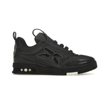 LJR Louis Vuitton LV Skate Sneaker Black 1ABZ5B 02