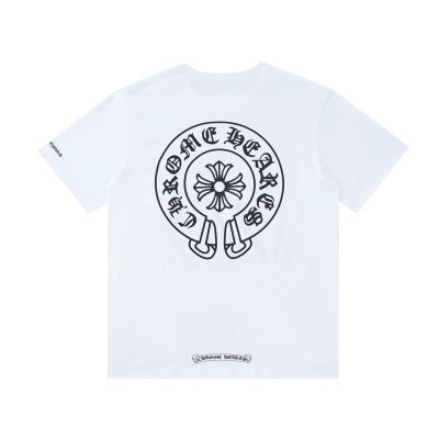 Crow Heart Horseshoe Print T-shirt 01