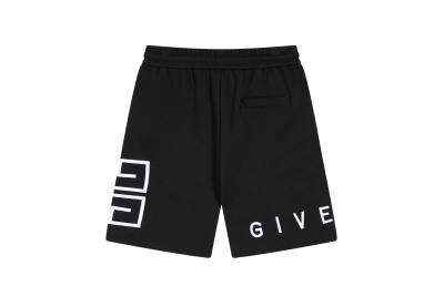 Givenchy-classic letter embroidered quarter Short Pants 02