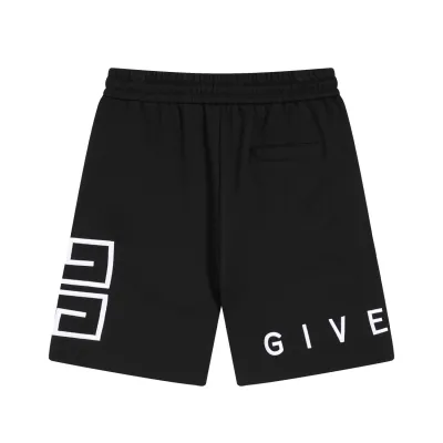 Givenchy-classic letter embroidered quarter shorts pants 02