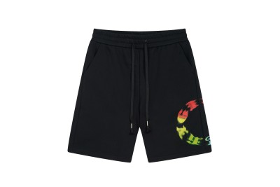 Givenchy-Colorful printed logo cropped trousers Short Pants 01