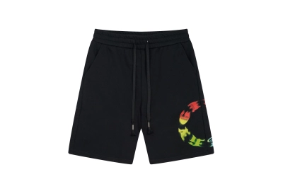 Givenchy-Colorful printed logo cropped trousers Short Pants 01