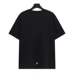 Givenchy-flame circle logo print short-sleeve T-Shirt