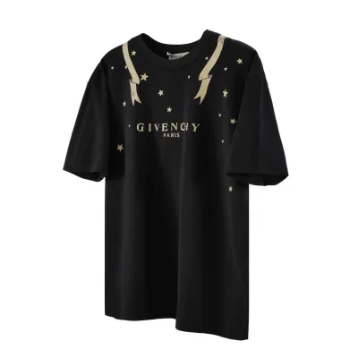 Givenchy-hot stamping ribbon sun god short sleeves T-Shirt 02