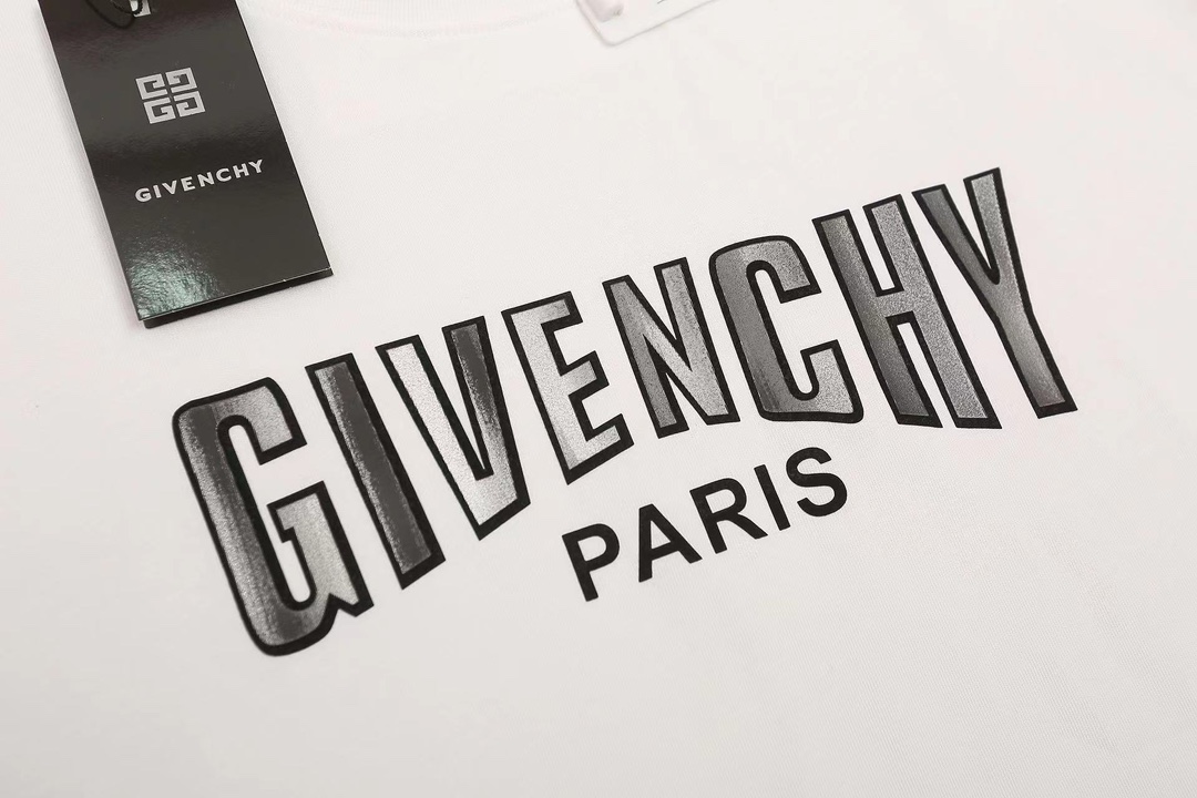Givenchy-LOGO design short sleeves T-Shirt