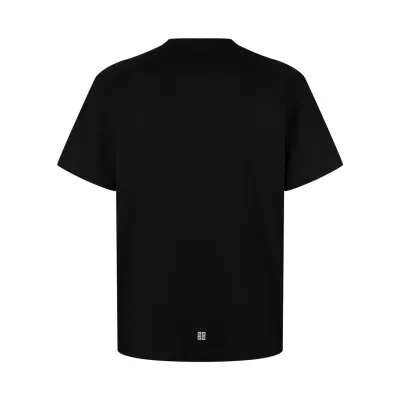 Givenchy-Reflective Lightning Print Short Sleeve Black T-Shirt 02