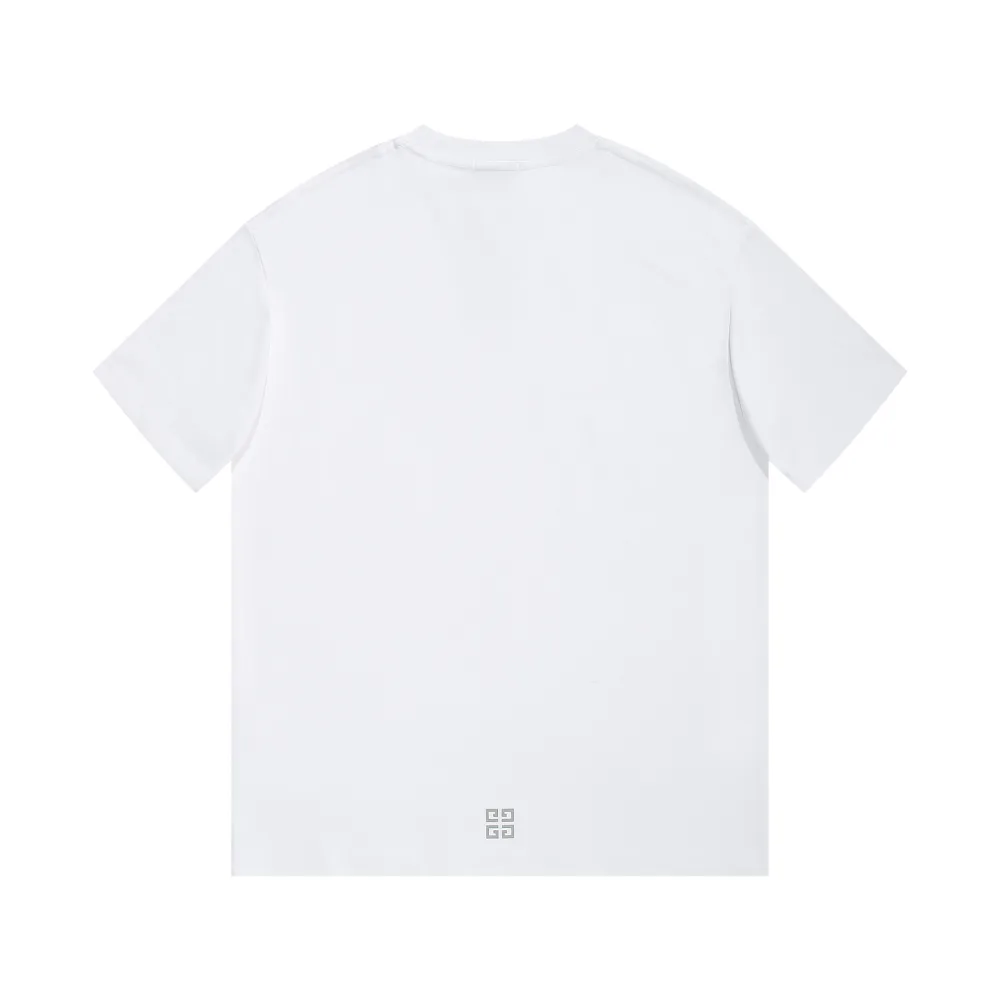Givenchy-Reflective Lightning Print Short Sleeves T-Shirt