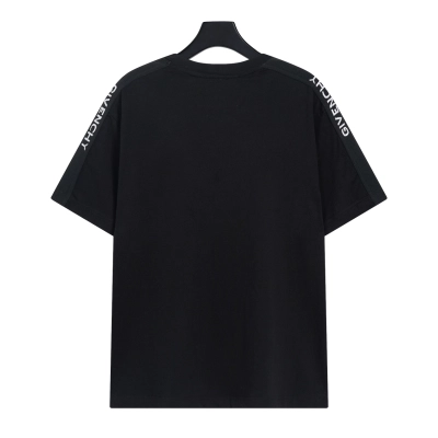 Givenchy-shoulder web embroidered short sleeves T-Shirt 01