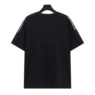 Givenchy-shoulder web embroidered short sleeves T-Shirt 01