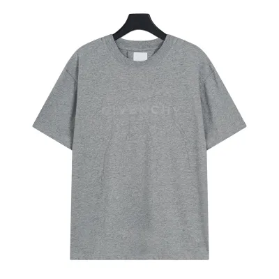 Givenchy-simple gray short sleeves T-Shirt 01