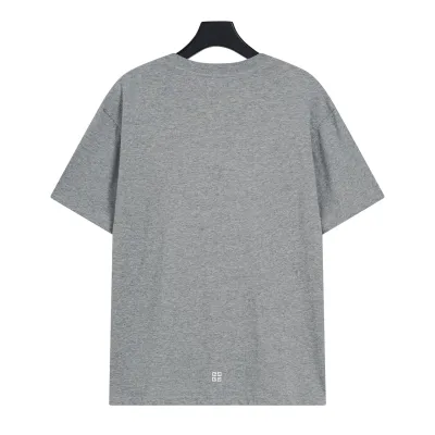 Givenchy-simple gray short sleeves T-Shirt 02
