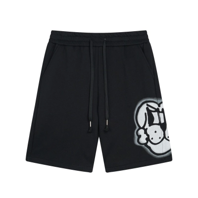 Givenchy-three-dimensional embroidered LOGO logo cropped shorts pants 01