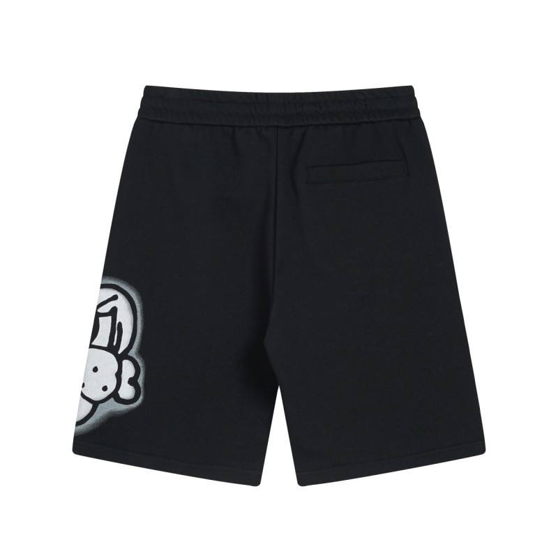 Givenchy-three-dimensional embroidered LOGO logo cropped shorts pants