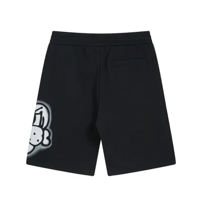 Givenchy-three-dimensional embroidered LOGO logo cropped shorts pants 02