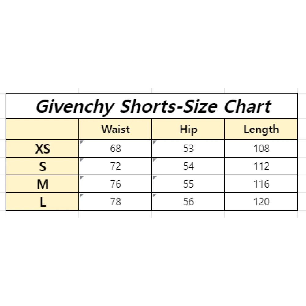 Givenchy-TK360 white Short Pants