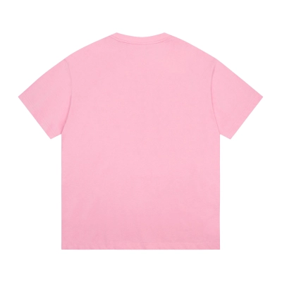 Givenchy-Year of the Dragon Peach Short Sleeve Pink T-Shirt 02