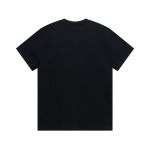 Gucci - Classic Bar Belt Logo Print Short Sleeves Black T-Shirt