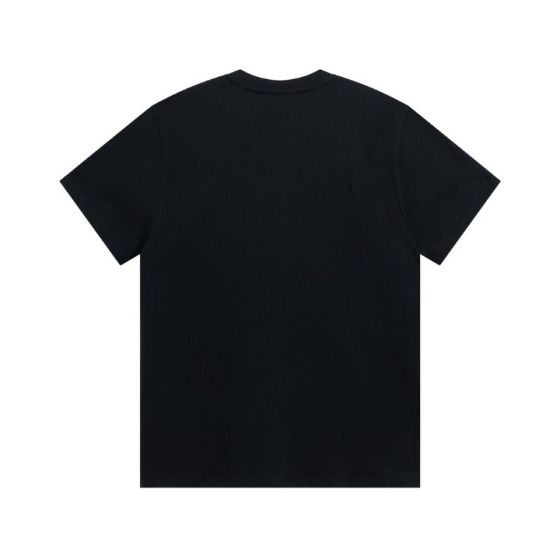 Gucci - Classic Bar Belt Logo Print Short Sleeves Black T-Shirt