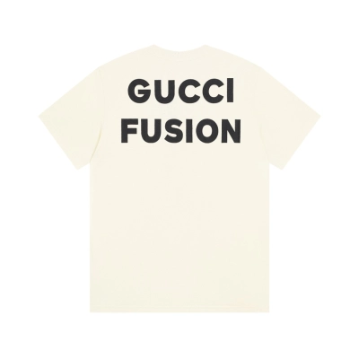 PK Gucci - Little Raccoon Short Sleeve Beige T-Shirt 02