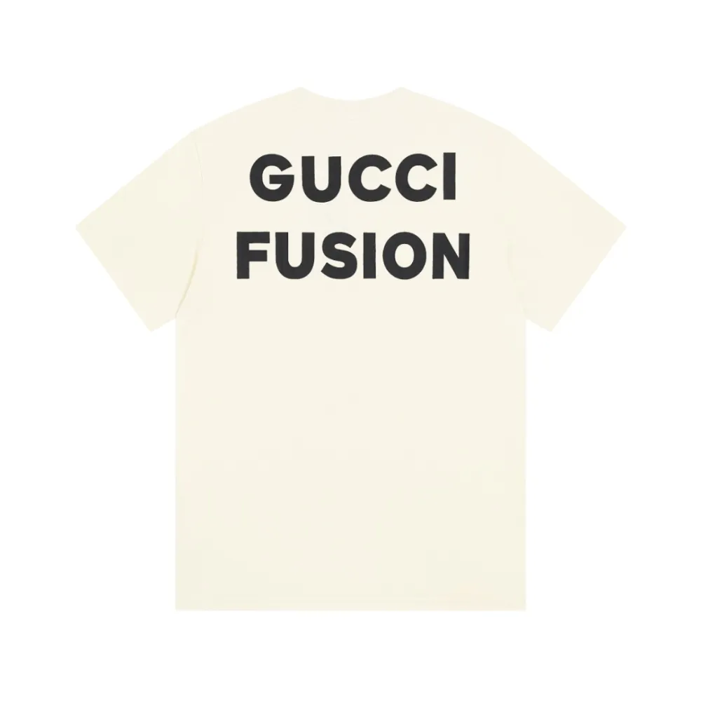 G*u*i - little raccoon short sleeve beige t-shirt