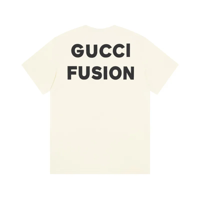 Gucci - Little Raccoon Short Sleeve Beige T-Shirt