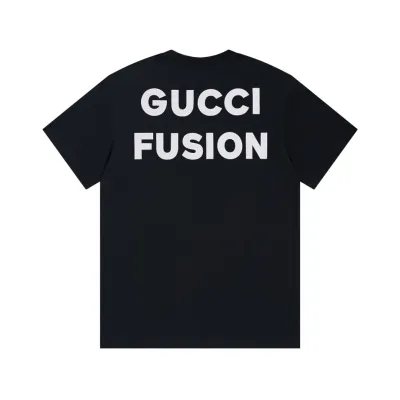 Gucci - Little Raccoon Short Sleeve Black T-Shirt 02