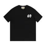 Gucci - Simple LOGO printed short-sleeved T-shirt black