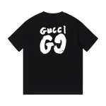 Gucci - Simple LOGO printed short-sleeved T-shirt black