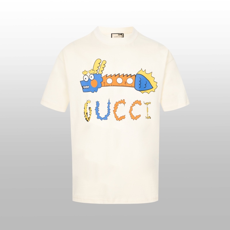 PK Gucci - Year of the Dragon Limited Edition Short Sleeve Beige T-Shirt
