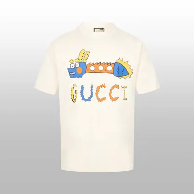 Gucci - Year of the Dragon Limited Edition Short Sleeve Beige T-Shirt 01