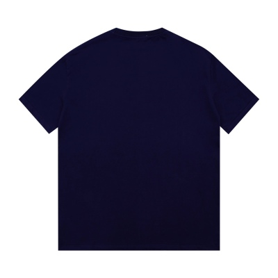 Celine-Anchor Print Short Sleeve Black T-Shirt 02
