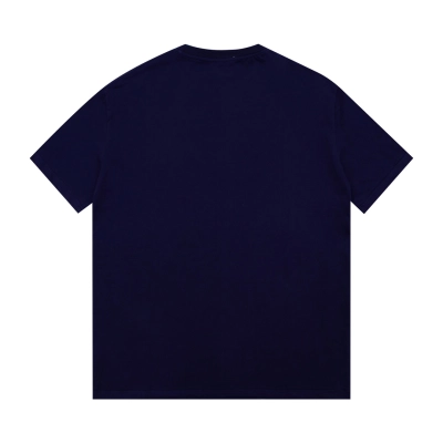 Celine-Anchor Print Short Sleeve Black T-Shirt 02