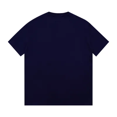 Celine-Anchor Print Short Sleeve Black T-Shirt 02
