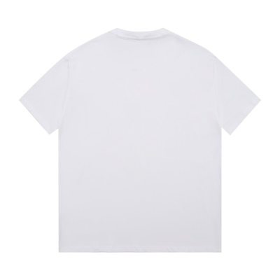 Celine-Anchor Print Short Sleeve White T-Shirt 02