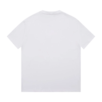 Celine-Anchor Print Short Sleeve White T-Shirt 02