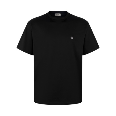 Celine-Arc de Triomphe short-sleeved black T-Shirt 01