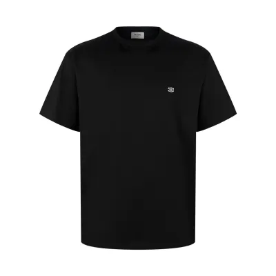 Celine-Arc de Triomphe short-sleeved black T-Shirt 01