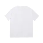 Celine-French classic flocked printed short-sleeves white T-Shirt