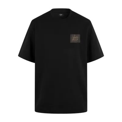 Fendi-2024 Logo Short Sleeves T-Shirt 01