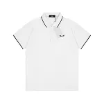Fendi-Small Eyes LOGO Embroidered Polo Shirt White T-Shirt