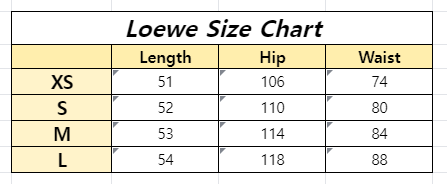 Loewe Short Pants 200306 