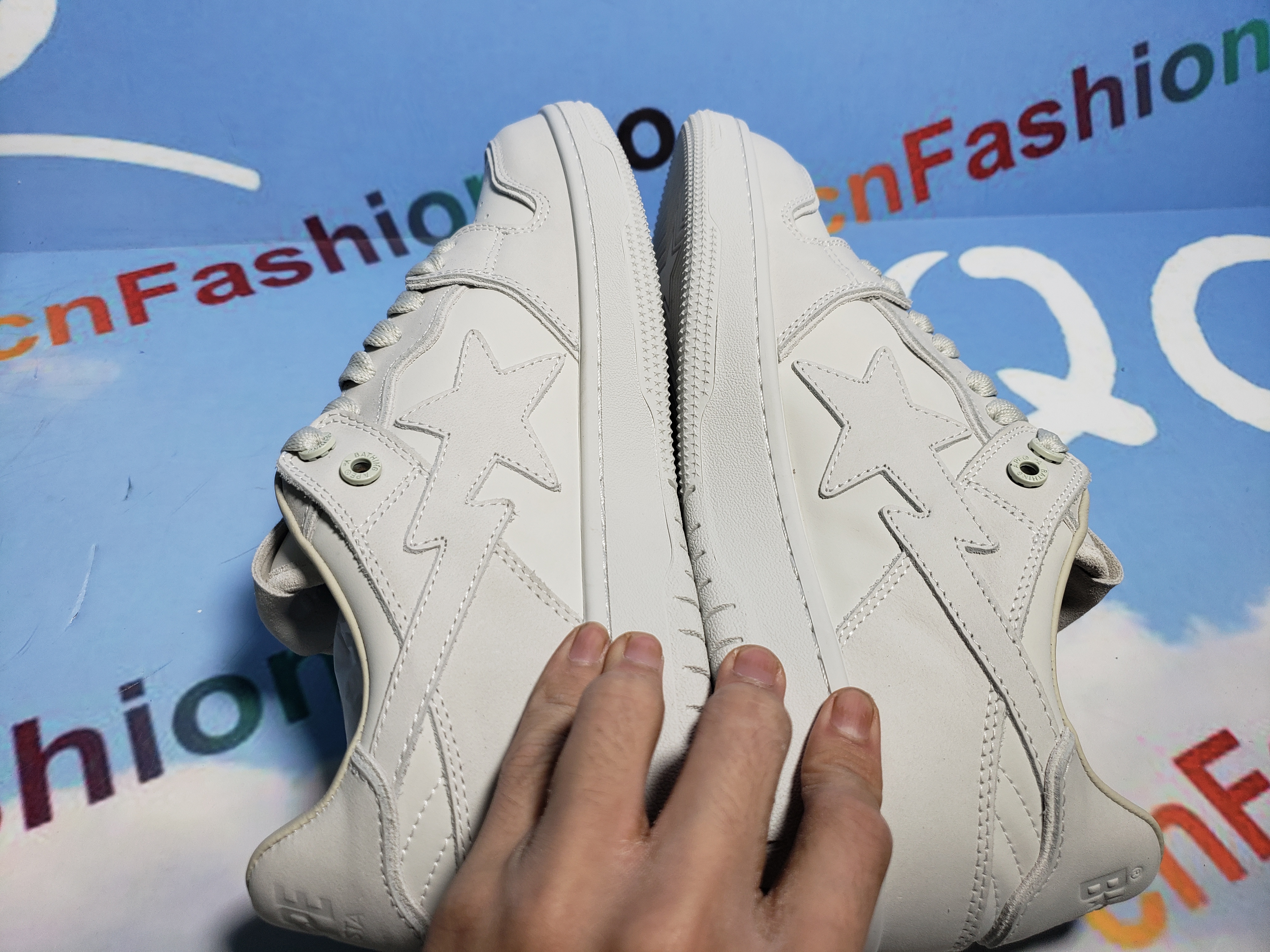 LJR A Bathing Ape Bape Sta Low White