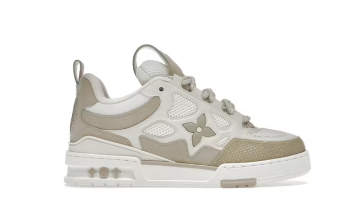 LJR Louis Vuitton LV Skate Sneaker Beige White,1AARQH