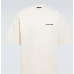 Balenciaga Logo cotton-blend jersey T-shirt