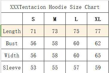 XXXTentacion Rap Hip Hop Sport Hoodie Pullover Jumper Hooded Sweatshirts Coat