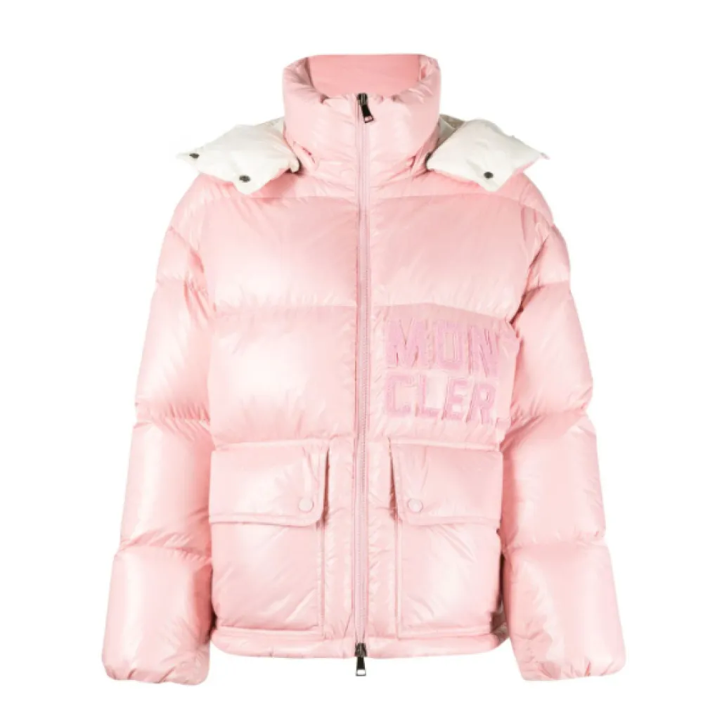  Moncler down jacket pink/ Black
