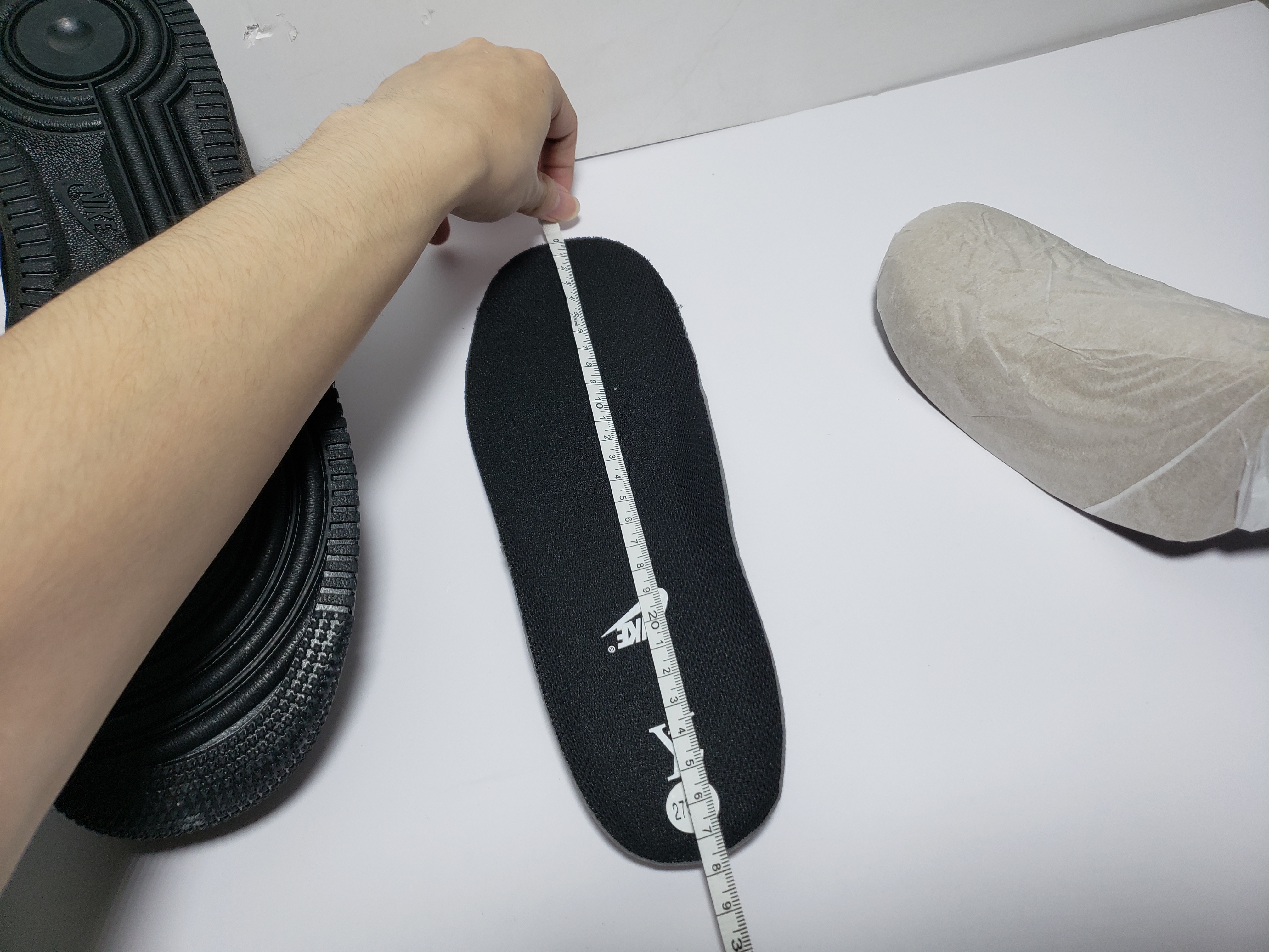 LJR Louis Vuitton x Nike Air Force 1 All Black,1A9VD7