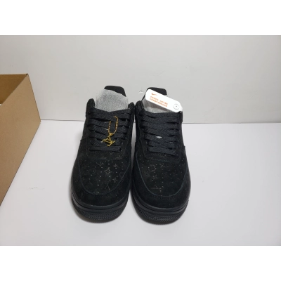 LJR Louis Vuitton x Nike Air Force 1 All Black,1A9VD7 02