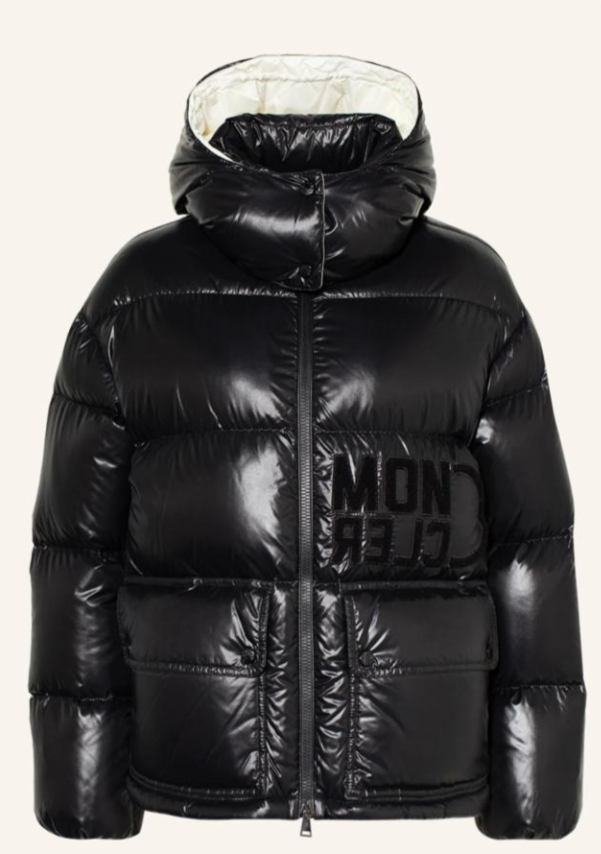  Moncler down jacket pink/ Black